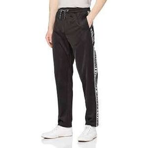 Armani Exchange Mens Black Logo Tape Side Stripe Track Pants Joggers Medium